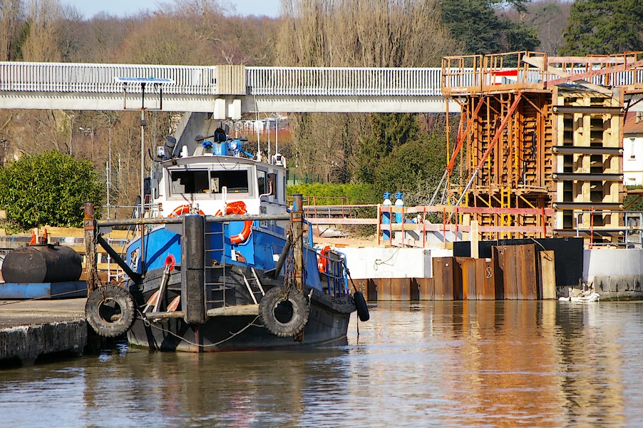 Le Bateau Francki: Ecluse d evry 013